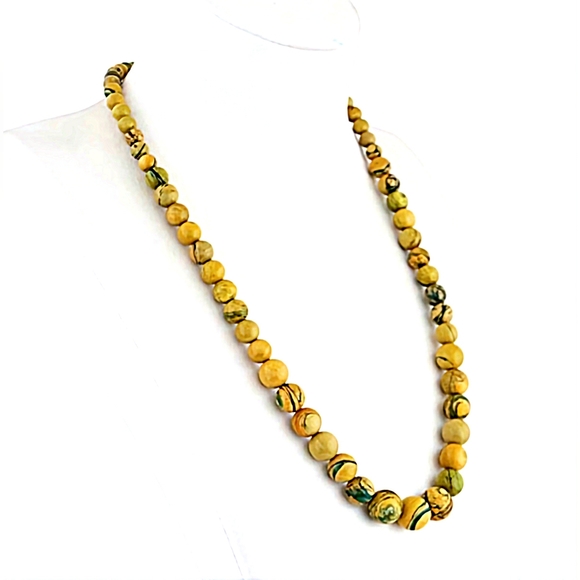 NWT RARE MUSCOVITE BEADED NECKLACE IN RHODIUM OVER STERLING SILVER - Picture 6 of 7